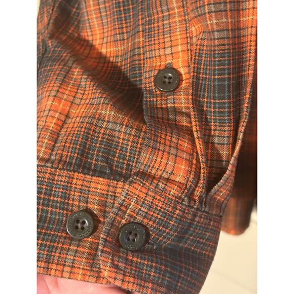 Men's Patagonia Organic Cotton Long Sleeve Plaid Shirt Size XL - Picture 5 of 7